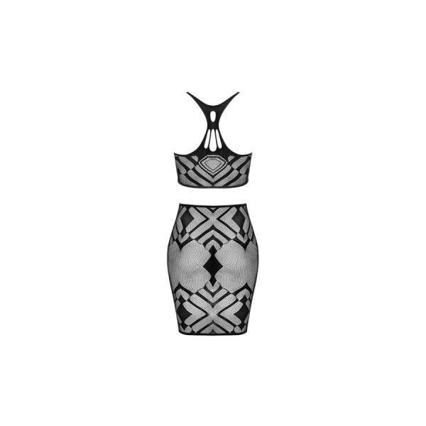K101 top et jupe - Noire